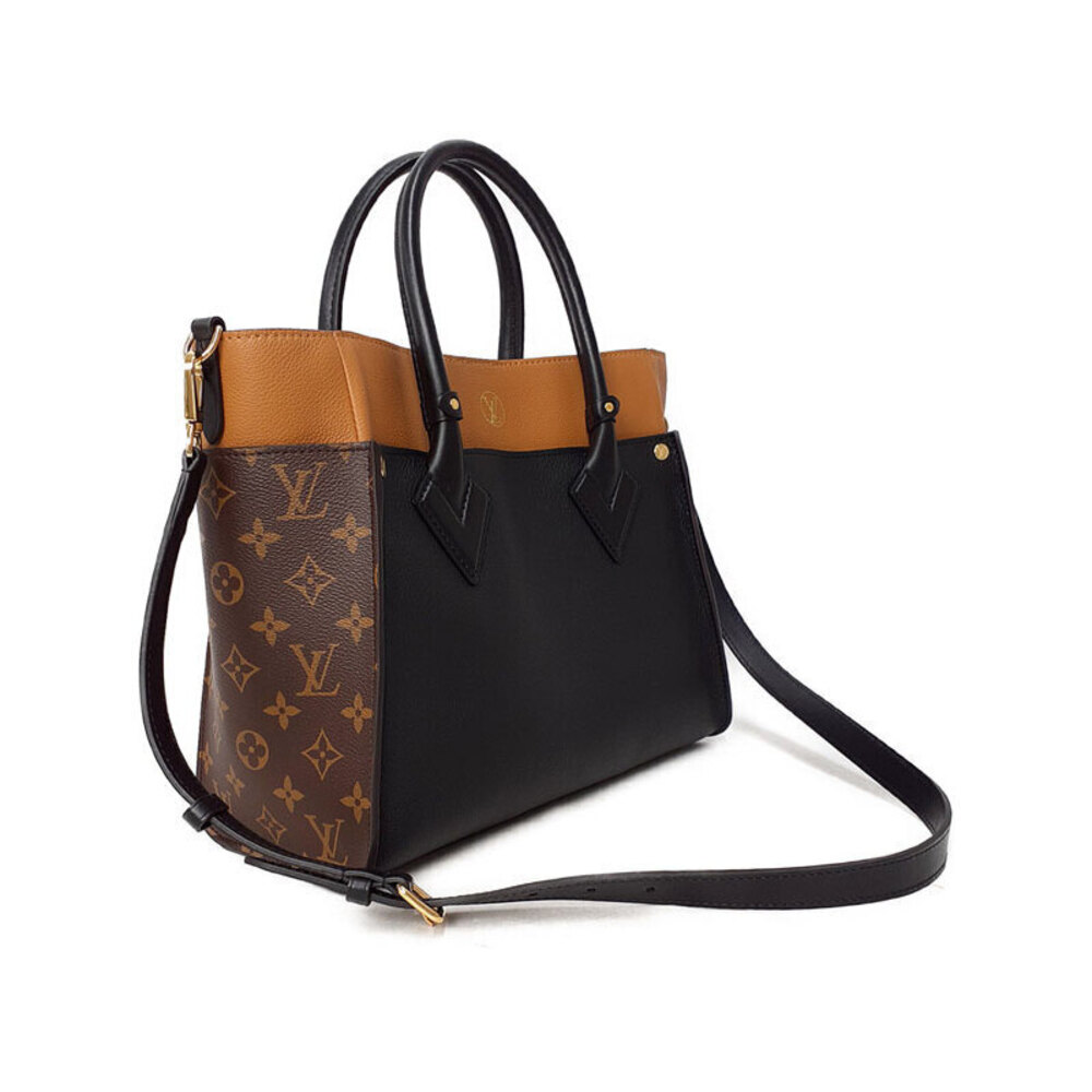 Louis Vuitton Leather Monogram On Bag My Side Brown